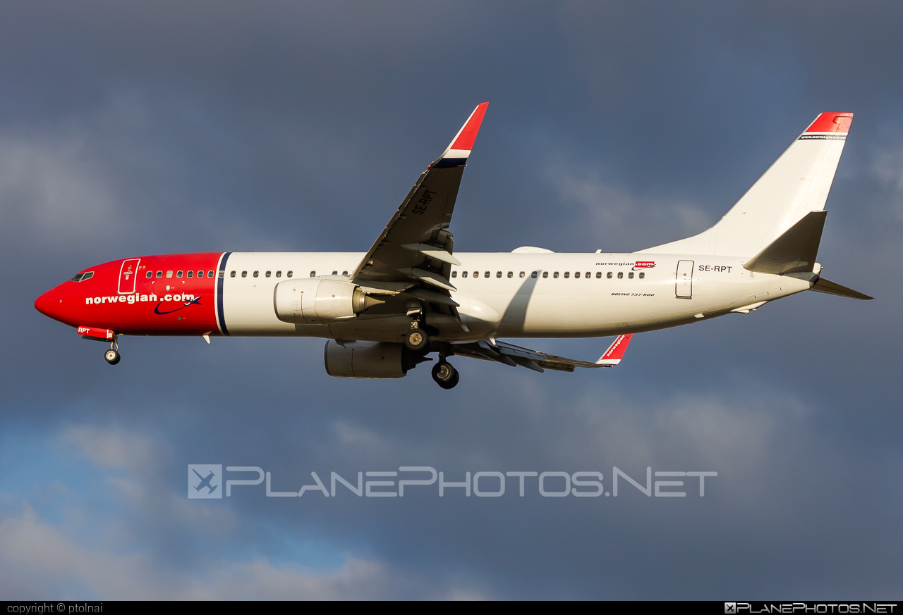 SE-RPT - Boeing 737-800 operated by Norwegian Air Sweden
