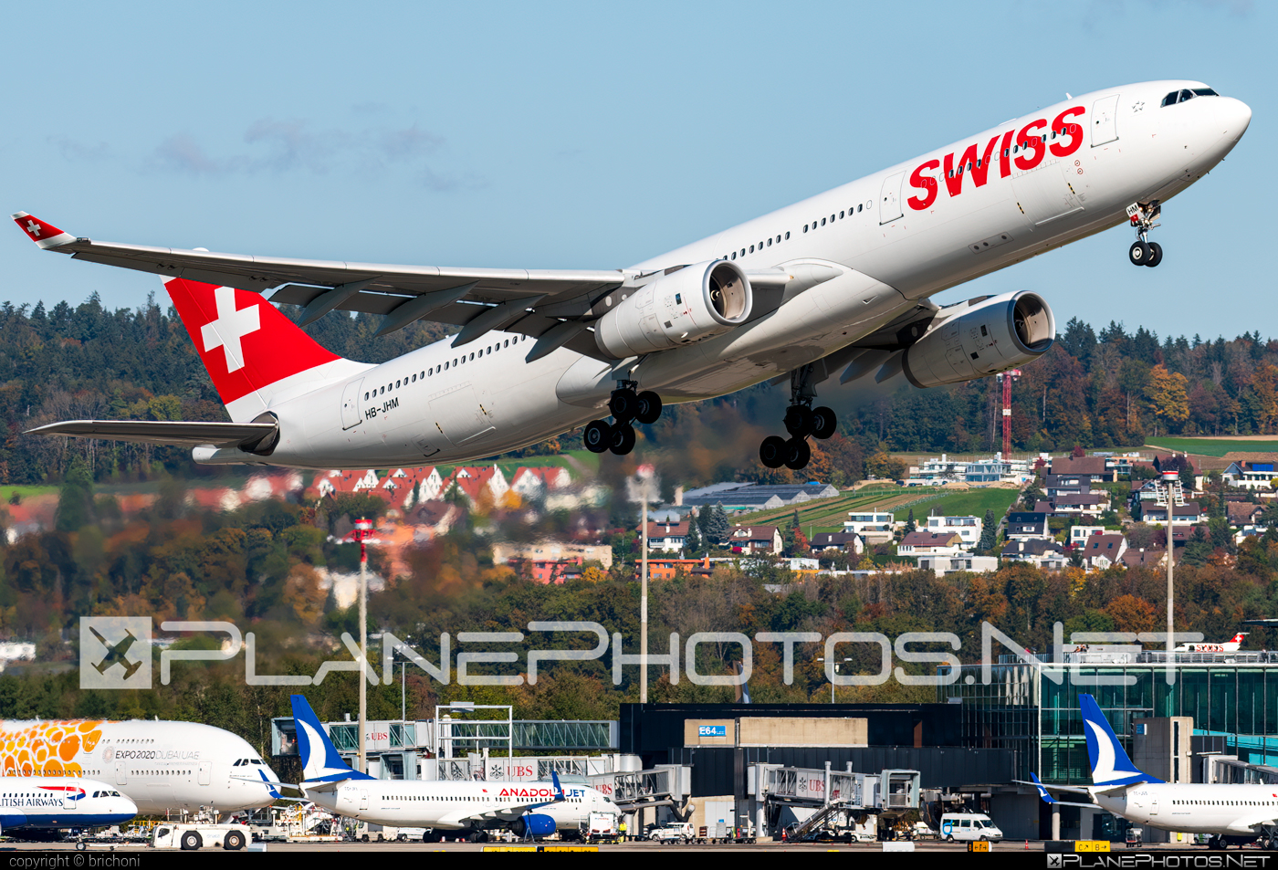Airbus A330-343 - HB-JHM operated by Swiss International Air Lines #a330 #a330family #airbus #airbus330 #swiss #swissairlines