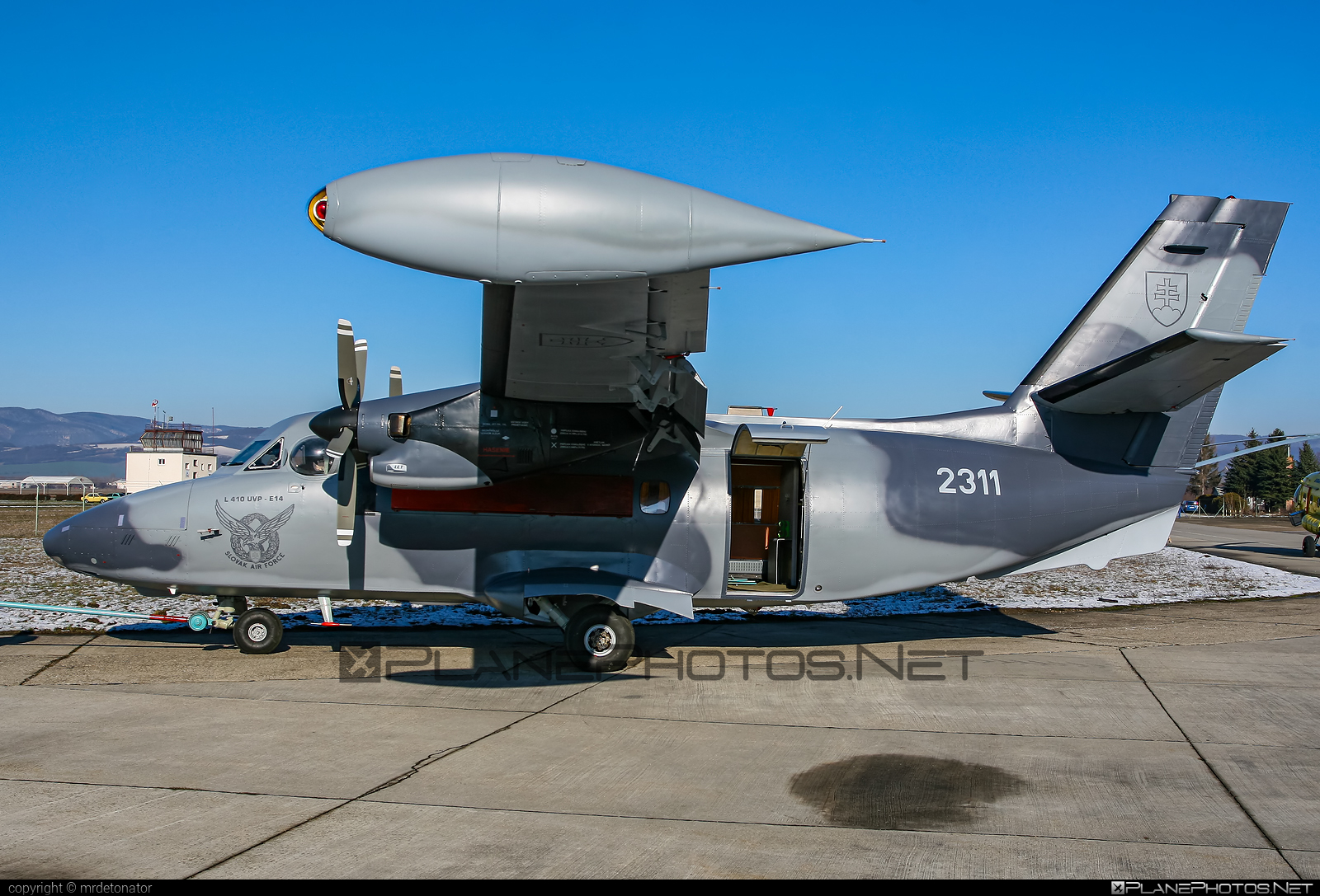 Let L-410UVP-E Turbolet - 2311 operated by Vzdušné sily OS SR (Slovak Air Force) #L410 #L410Turbolet #L410uvpe #L410uvpeTurbolet #let #slovakairforce #turbolet #vzdusnesilyossr