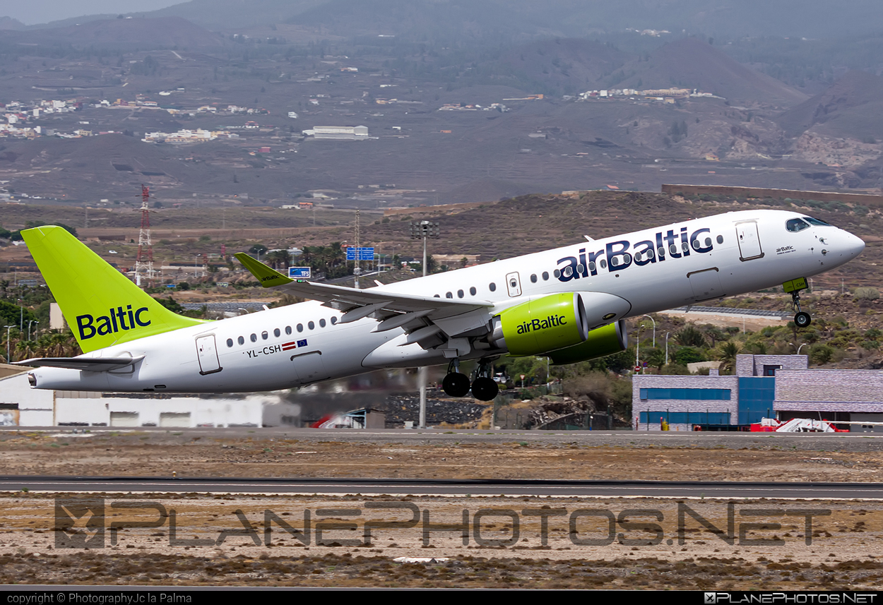 Airbus A220-300 - YL-CSH operated by Air Baltic #a220300 #a220family #airbaltic #airbus #cs300 #cseries #cseries300