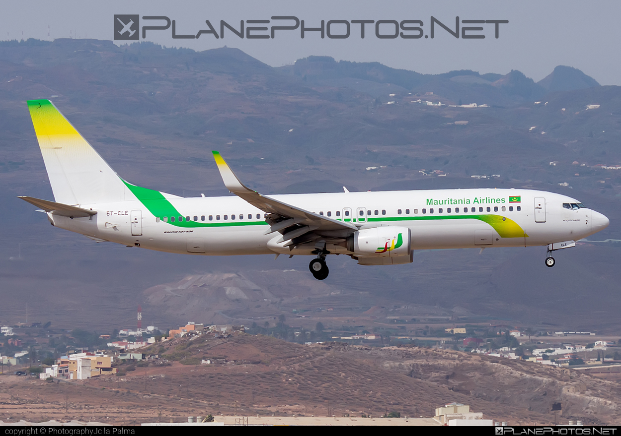 Boeing 737-800 - 5T-CLE operated by Mauritania Airlines #MauritaniaAirlines #b737 #b737nextgen #b737ng #boeing #boeing737