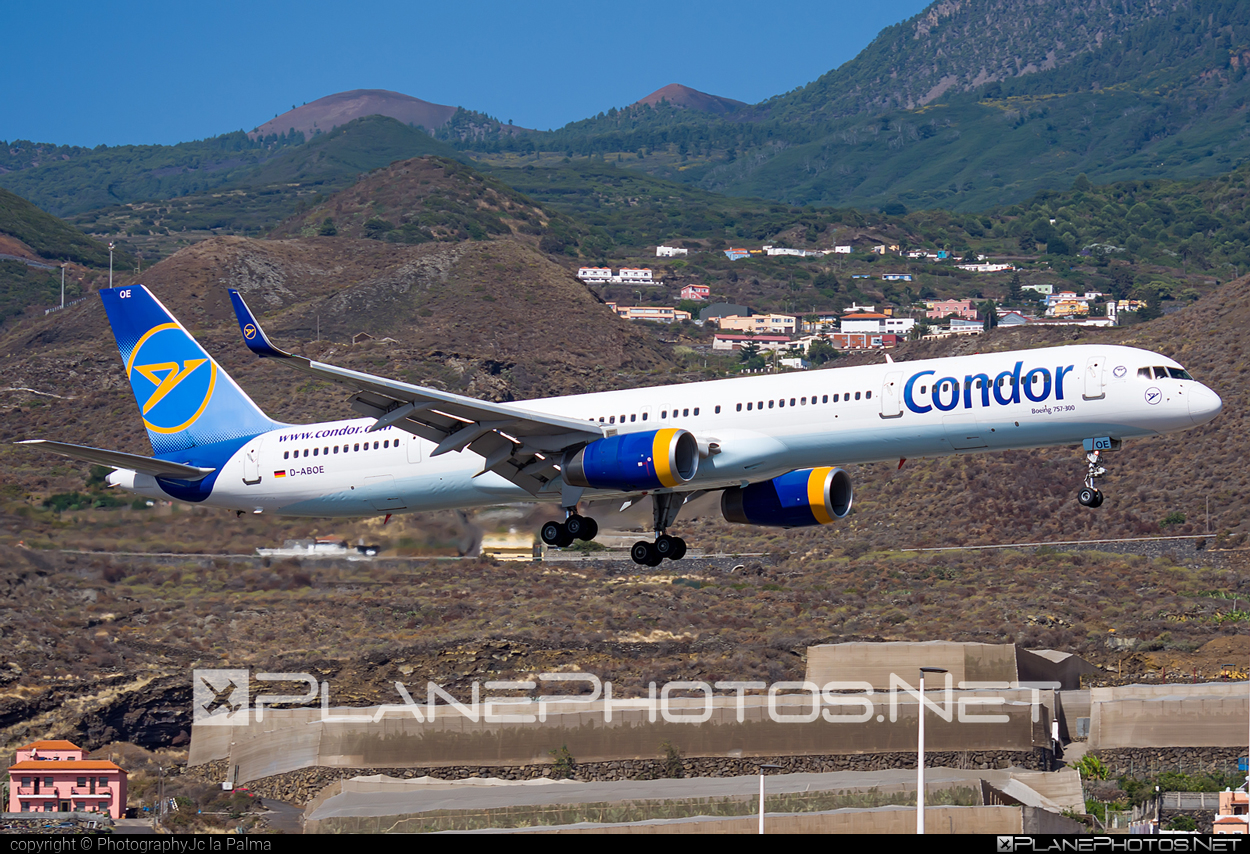 Boeing 757-300 - D-ABOE operated by Condor #Condor #LaPalma #b757 #boeing #boeing757 #condor #condorAirlines