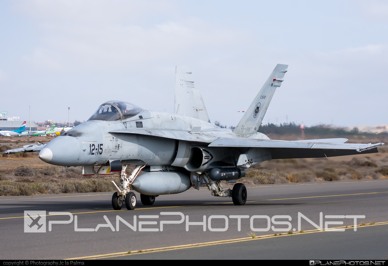 McDonnell Douglas EF-18A+ Hornet - C.15-57 operated by Ejército del Aire (Spanish Air Force) #GranCanariaIntl #OceanSky2021 #ef18a #ejercitoDelAire #f18 #f18hornet #mcDonnellDouglas #spanishAirForce