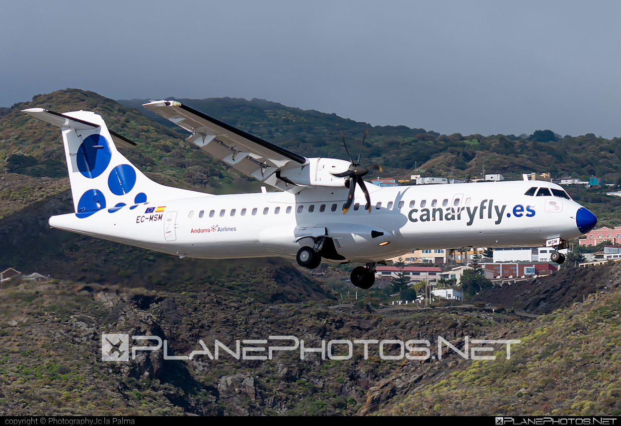 ATR 72-212A - EC-MSM operated by Canaryfly #atr #atr72 #atr72212a #atr72500