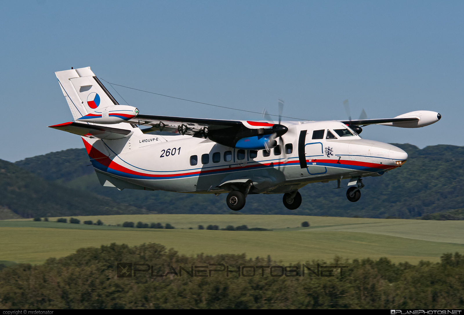 Let L-410UVP-E Turbolet - 2601 operated by Vzdušné síly AČR (Czech Air Force) #L410 #L410Turbolet #L410uvpe #L410uvpeTurbolet #czechairforce #let #turbolet #vzdusnesilyacr