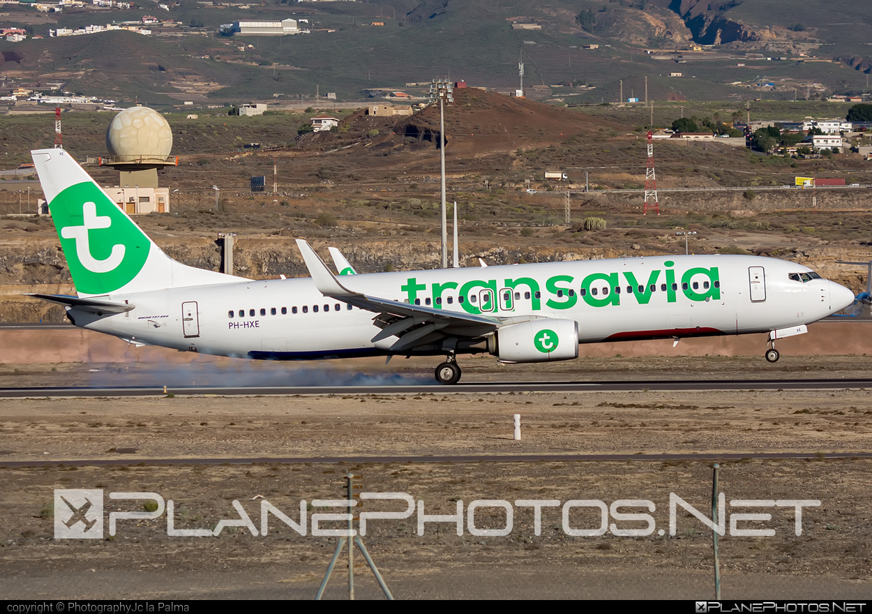 Boeing 737-800 - PH-HXE operated by Transavia Airlines #ReinaSofia #b737 #b737nextgen #b737ng #boeing #boeing737 #transavia #transaviaairlines