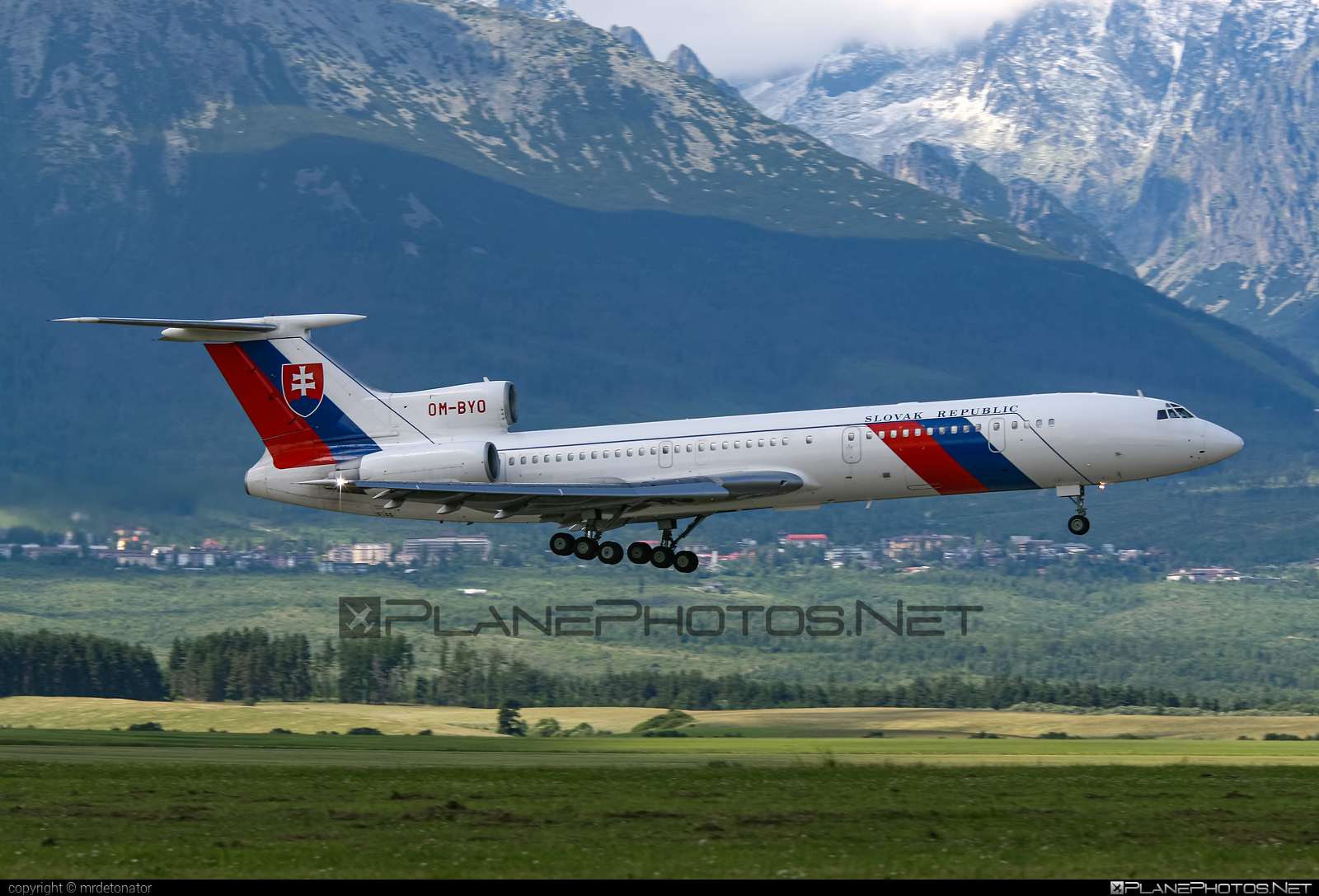 Tupolev Tu-154M - OM-BYO operated by Letecký útvar MV SR (Slovak Government Flying Service) #SlovakGovernmentFlyingService #leteckyutvarMVSR #tu154 #tu154m #tupolev