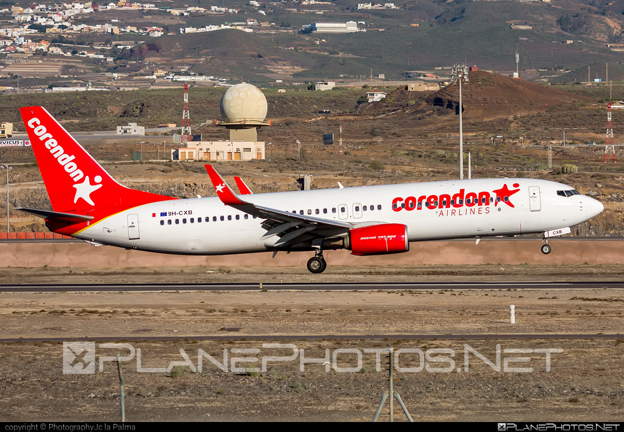 Boeing 737-800 - 9H-CXB operated by Corendon Airlines #b737 #b737nextgen #b737ng #boeing #boeing737