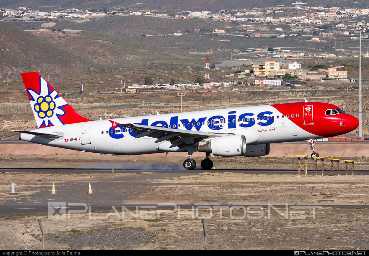 Airbus A320-214 - HB-IHZ operated by Edelweiss Air #EdelweissAir #a320 #a320family #airbus #airbus320