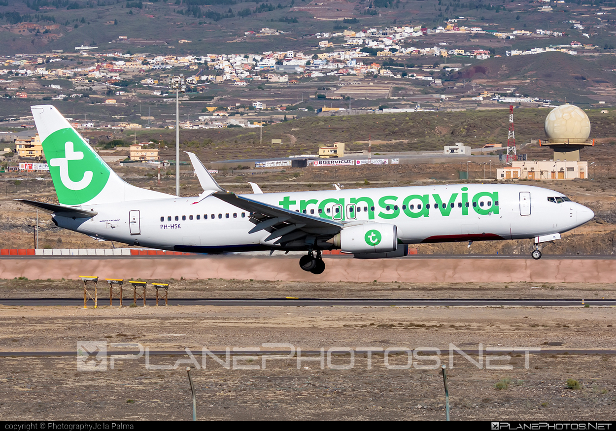 Boeing 737-800 - PH-HSK operated by Transavia Airlines #b737 #b737nextgen #b737ng #boeing #boeing737 #transavia #transaviaairlines