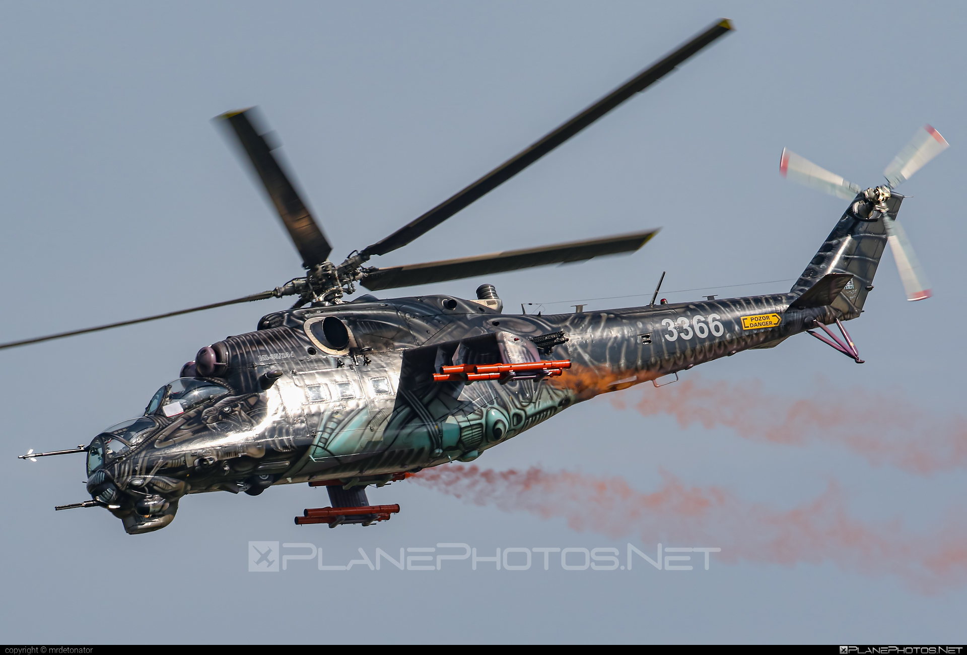 Mil Mi-35 - 3366 operated by Vzdušné síly AČR (Czech Air Force) #czechairforce #mi35 #mil #milhelicopters #vzdusnesilyacr