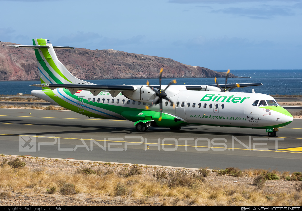 ATR 72-212A - EC-KSG operated by Binter Canarias #BinterCanarias #atr #atr72 #atr72212a #atr72500