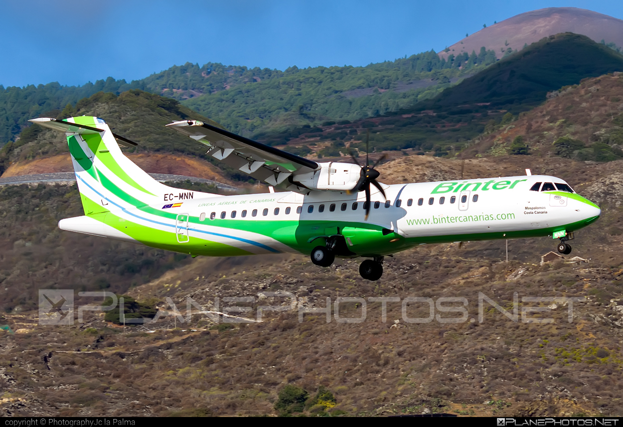 ATR 72-600 - EC-MNN operated by Binter Canarias #BinterCanarias #atr #atr72 #atr72600