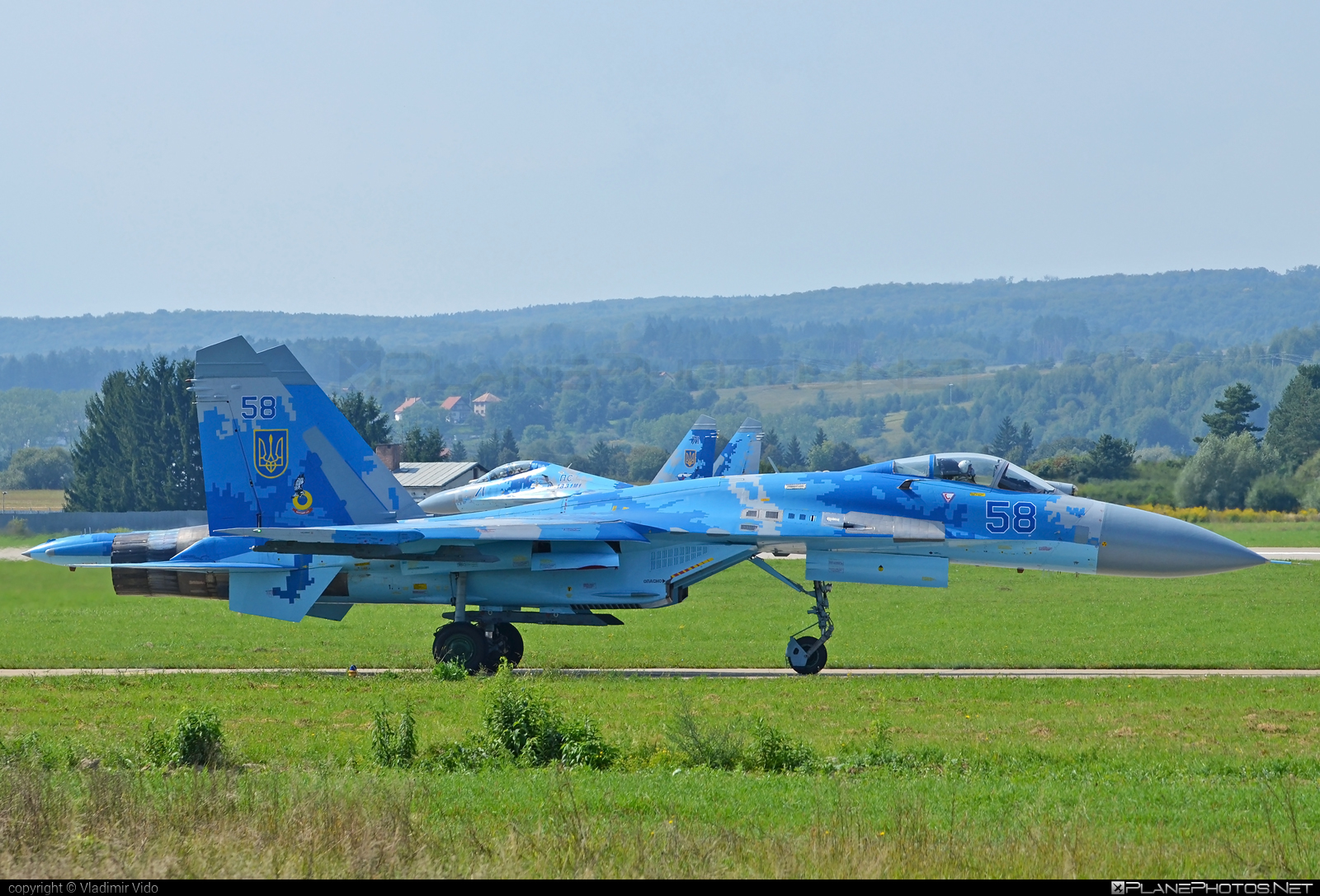 Sukhoi Su-27P - 58 operated by Povitryani Syly Ukrayiny (Ukrainian Air Force) #povitryanisylyukrayiny #su27 #su27p #sukhoi #sukhoi27 #ukrainianairforce