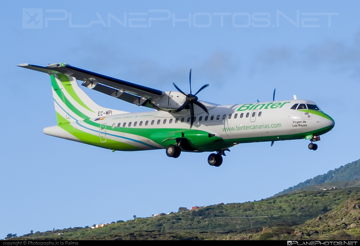 ATR 72-600 - EC-MPI operated by Binter Canarias #BinterCanarias #atr #atr72 #atr72600