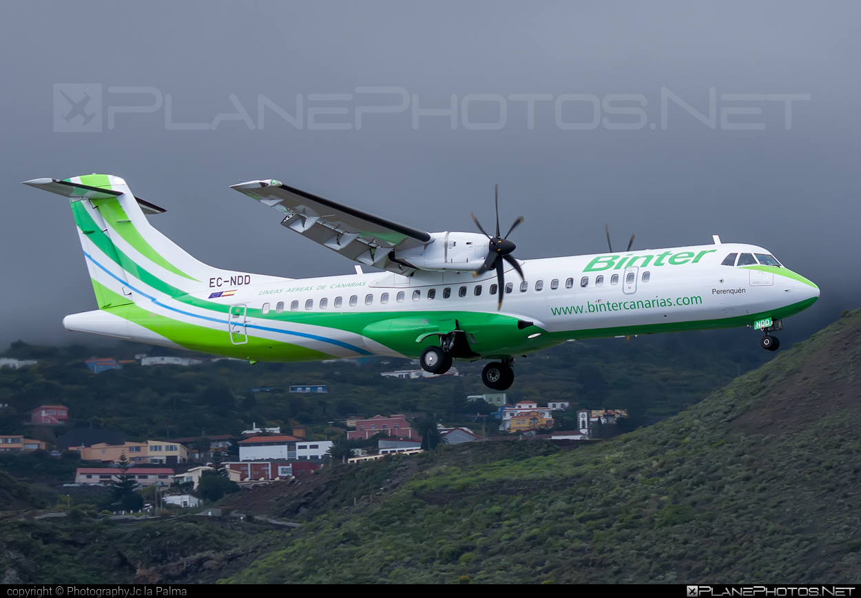 ATR 72-600 - EC-NDD operated by Binter Canarias #BinterCanarias #atr #atr72 #atr72600