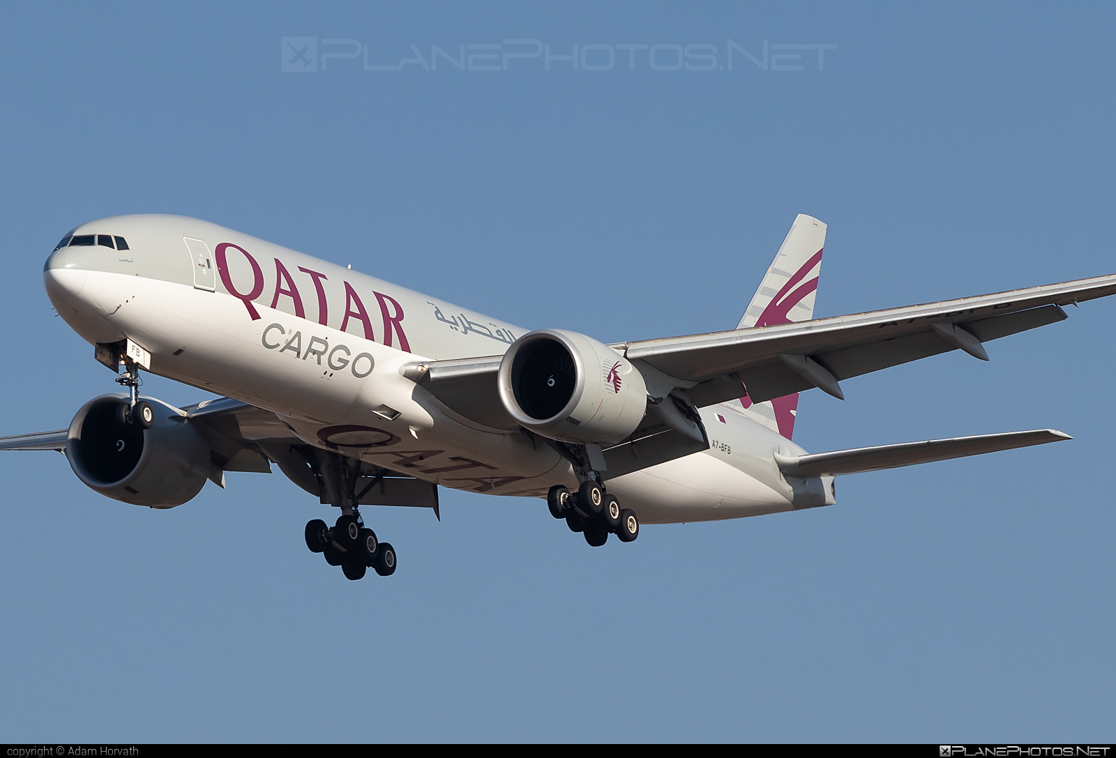 Boeing 777F - A7-BFB operated by Qatar Airways Cargo #b777 #b777f #b777freighter #boeing #boeing777 #qatarairwayscargo #tripleseven