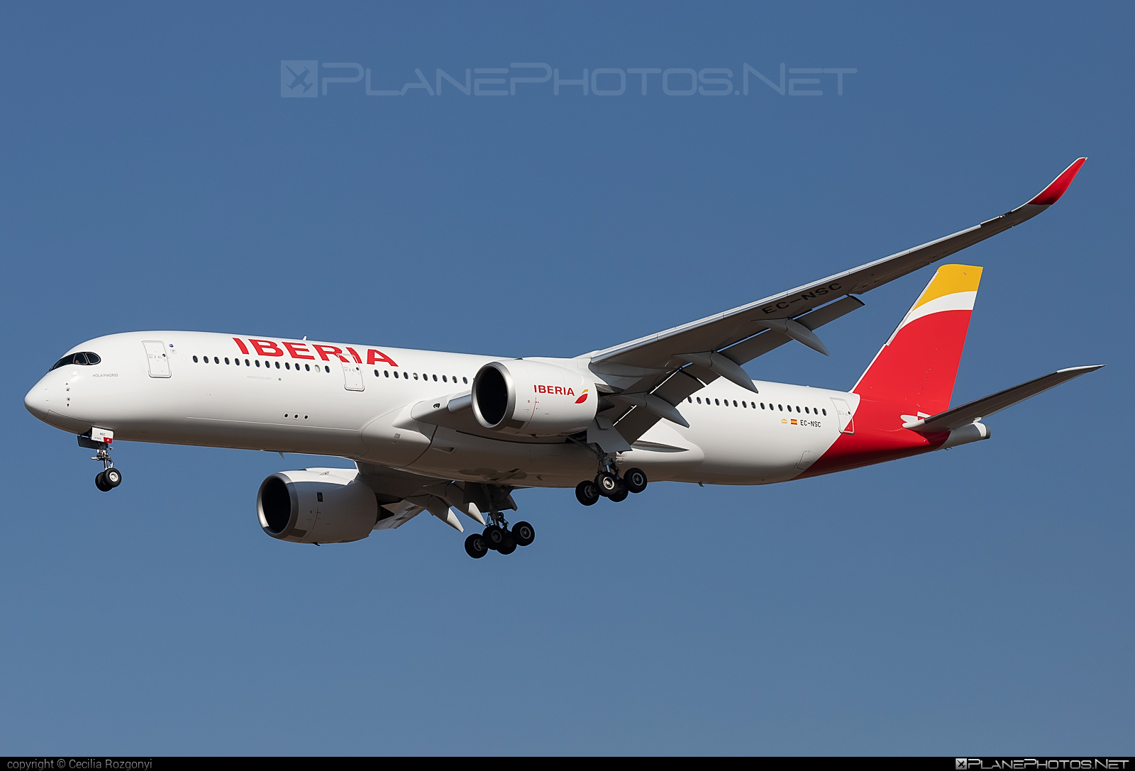 Airbus A350-941 - EC-NSC operated by Iberia #a350 #a350family #airbus #airbus350 #iberia #xwb