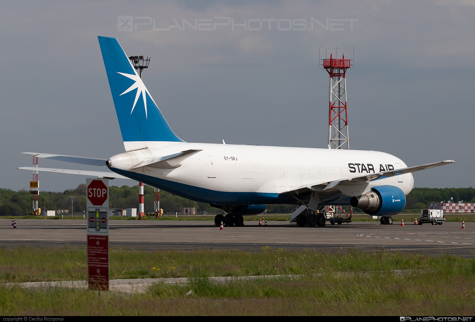 Boeing 767-200BDSF - OY-SRJ operated by Star Air (SRR) #b767 #b767200bdsf #b767bdsf #bedekspecialfreighter #boeing #boeing767 #starair #starairas
