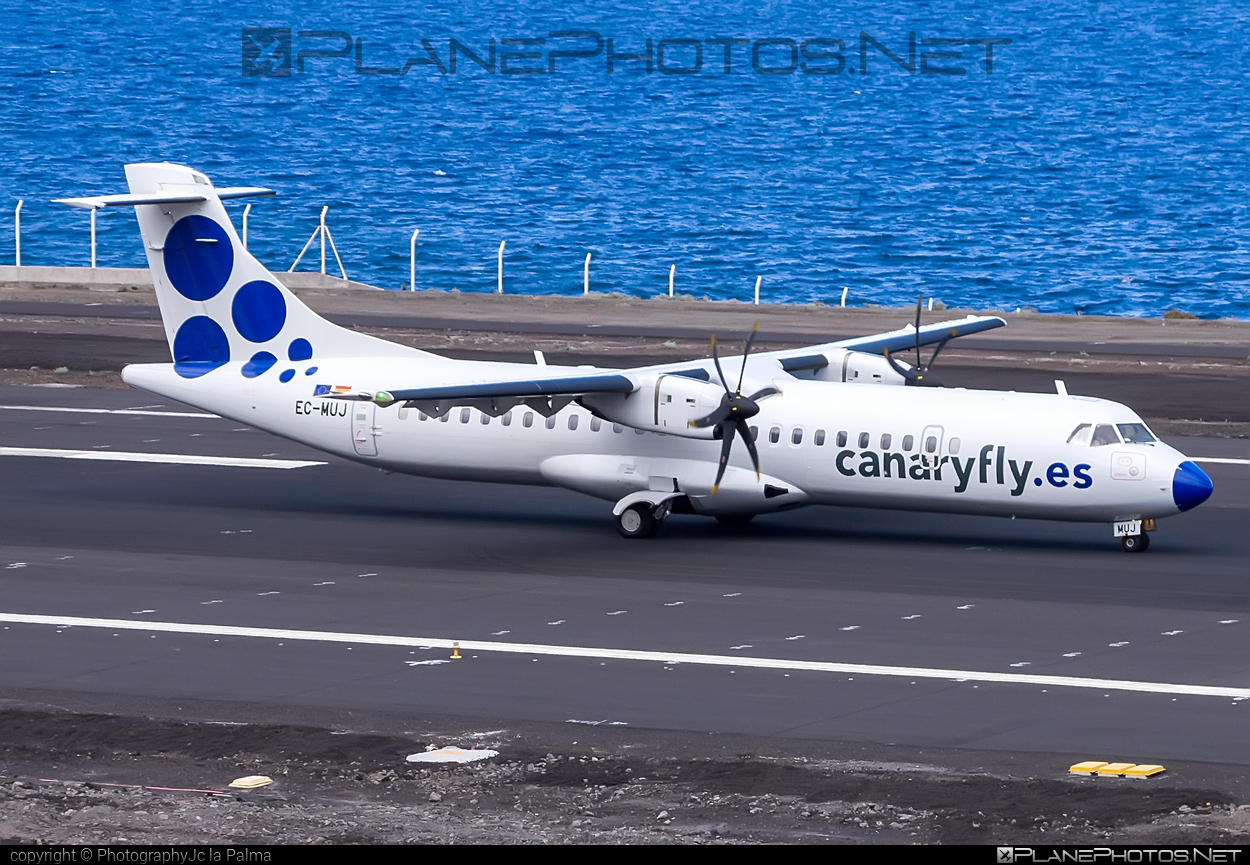 ATR 72-212A - EC-MUJ operated by Canaryfly #atr #atr72 #atr72212a #atr72500
