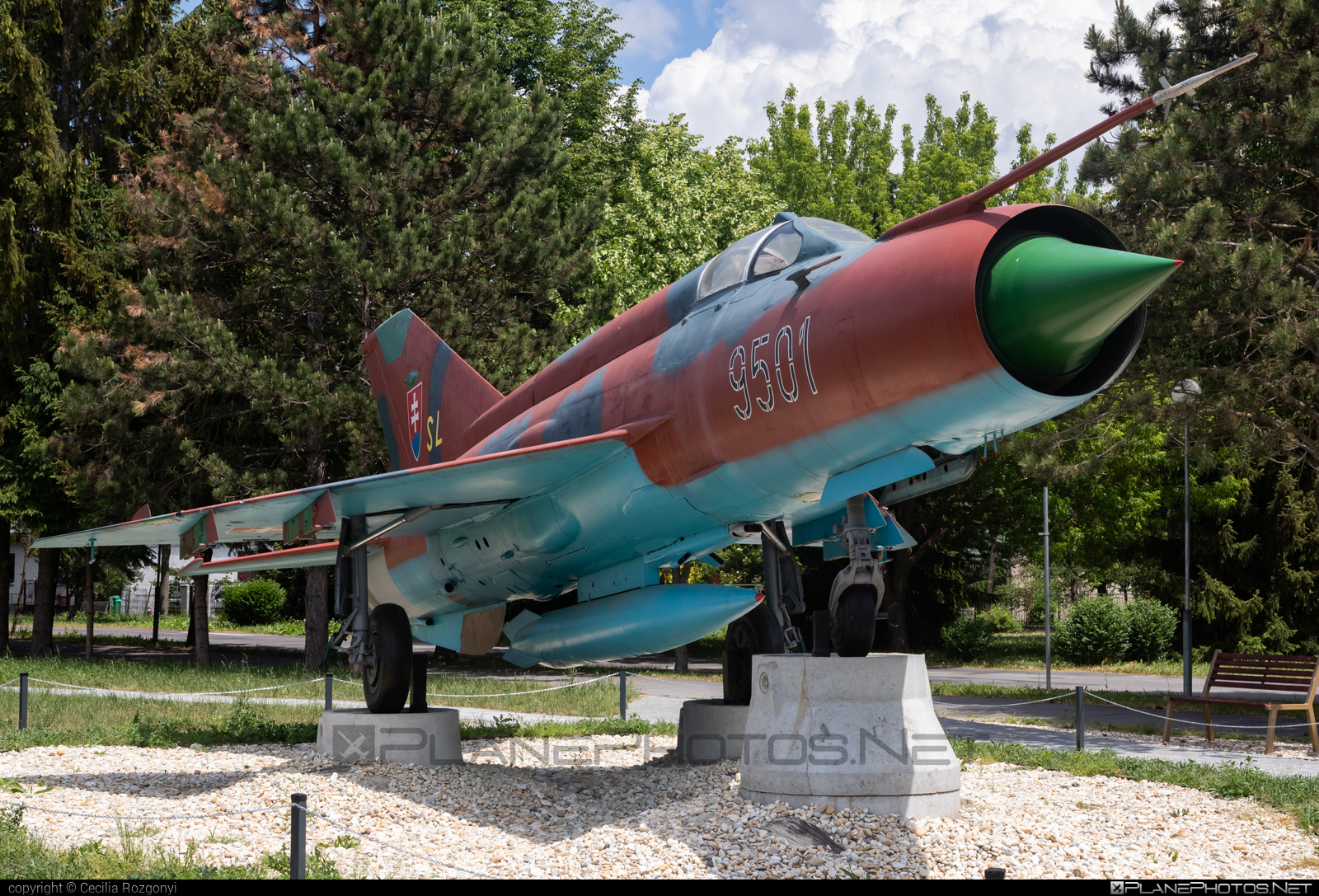 Mikoyan-Gurevich MiG-21MF - 9501 operated by Vzdušné sily OS SR (Slovak Air Force) #mig #mig21 #mig21mf #mikoyangurevich #slovakairforce #vzdusnesilyossr