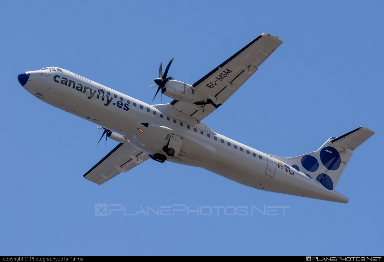 ATR 72-212A - EC-MSM operated by Canaryfly #atr #atr72 #atr72212a #atr72500