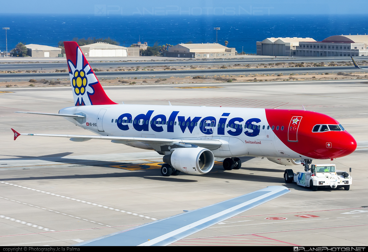 Airbus A320-214 - HB-IHX operated by Edelweiss Air #EdelweissAir #a320 #a320family #airbus #airbus320