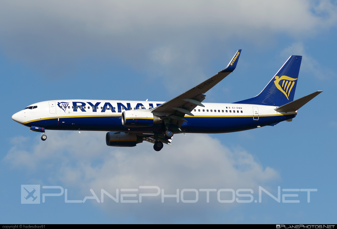 Boeing 737-800 - EI-ENV operated by Ryanair #b737 #b737nextgen #b737ng #boeing #boeing737 #ryanair