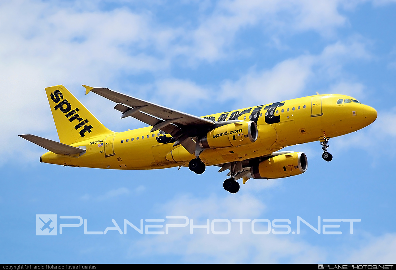 Airbus A319-132 - N505NK operated by Spirit Airlines #SpiritAirlines #a319 #a320family #airbus #airbus319