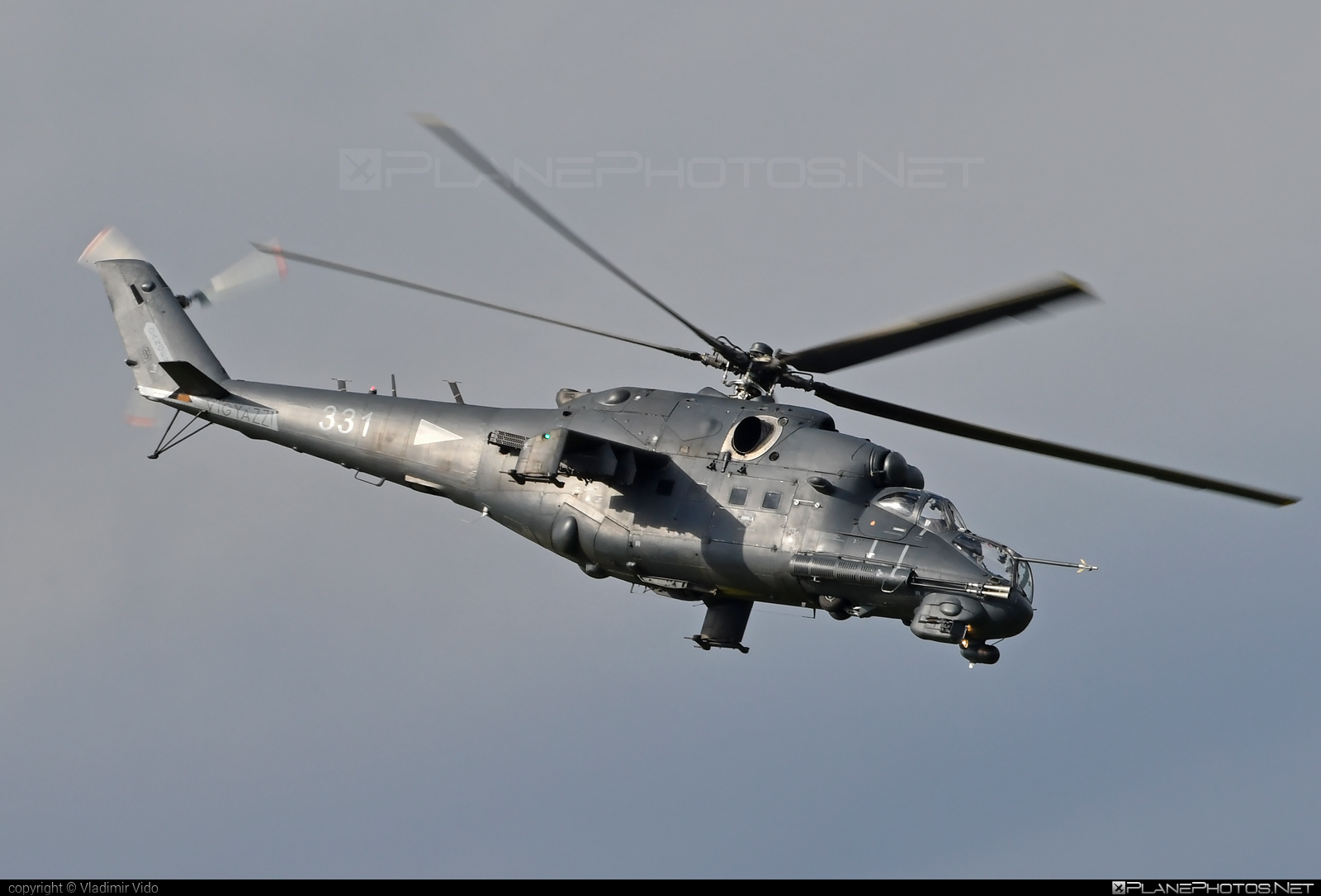 Mil Mi-24P - 331 operated by Magyar Légierő (Hungarian Air Force) #airpower2022 #hungarianairforce #magyarlegiero #mi24 #mi24p #mil #mil24 #mil24p #milhelicopters