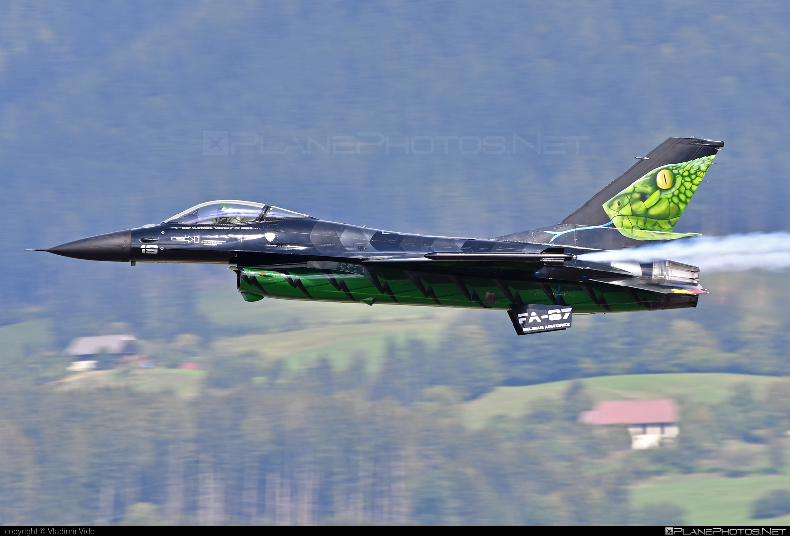 SABCA F-16AM Fighting Falcon - FA-87 operated by Luchtcomponent (Belgian Air Force) #airpower2022 #belgianairforce #f16 #f16am #fightingfalcon #luchtcomponent #sabca