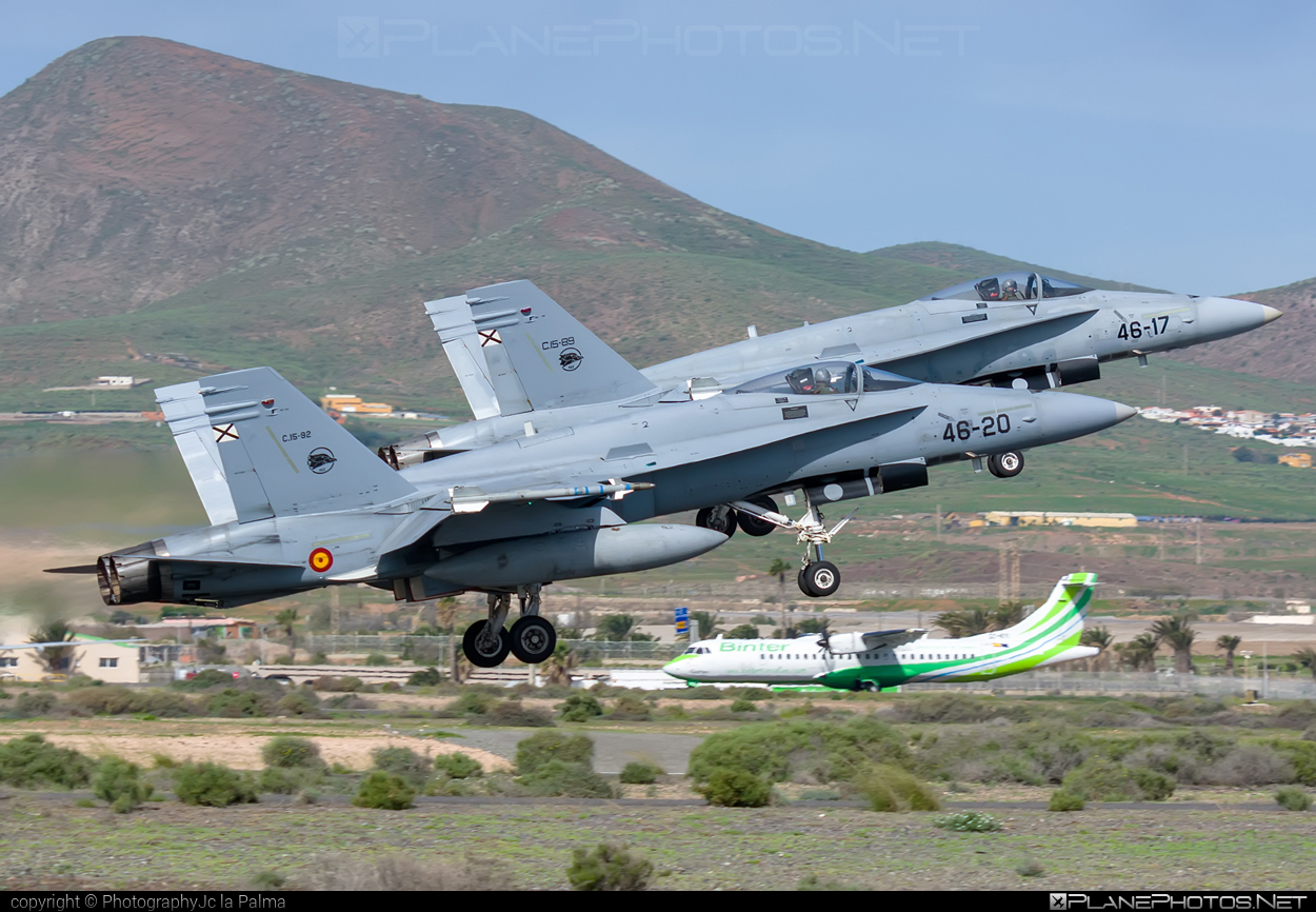 McDonnell Douglas F/A-18A+ Hornet - C.15-92 operated by Ejército del Aire (Spanish Air Force) #ejercitoDelAire #f18 #f18hornet #fa18 #fa18aPlus #fa18aPlusHornet #fa18hornet #mcDonnellDouglas #spanishAirForce