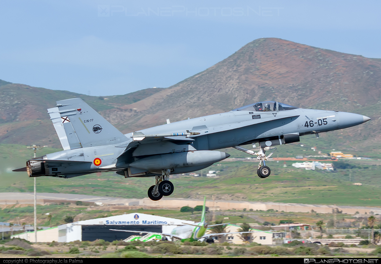 McDonnell Douglas F/A-18A+ Hornet - C.15-77 operated by Ejército del Aire (Spanish Air Force) #ejercitoDelAire #f18 #f18hornet #fa18 #fa18aPlus #fa18aPlusHornet #fa18hornet #mcDonnellDouglas #spanishAirForce