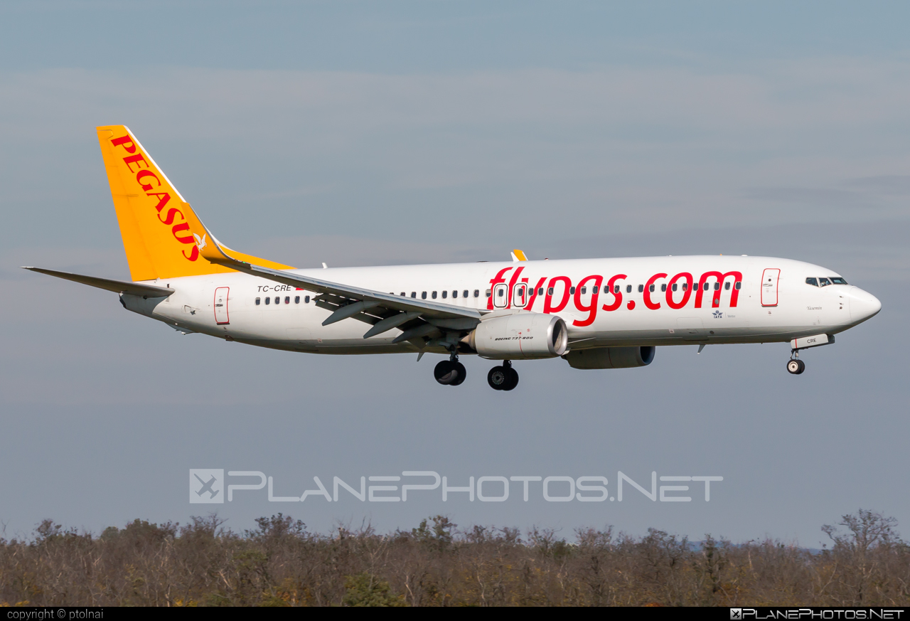 Boeing 737-800 - TC-CRE operated by Pegasus Airlines #PegasusAirlines #b737 #b737nextgen #b737ng #boeing #boeing737 #flypgs