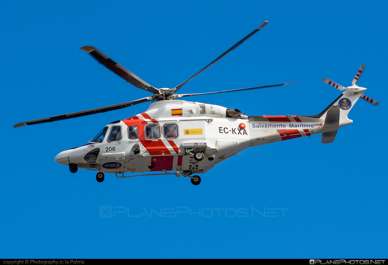 AgustaWestland AW139 - EC-KXA operated by Sociedad de Salvamento y Seguridad Marítima (Spanish Maritime Safety Agency) #agustawestland