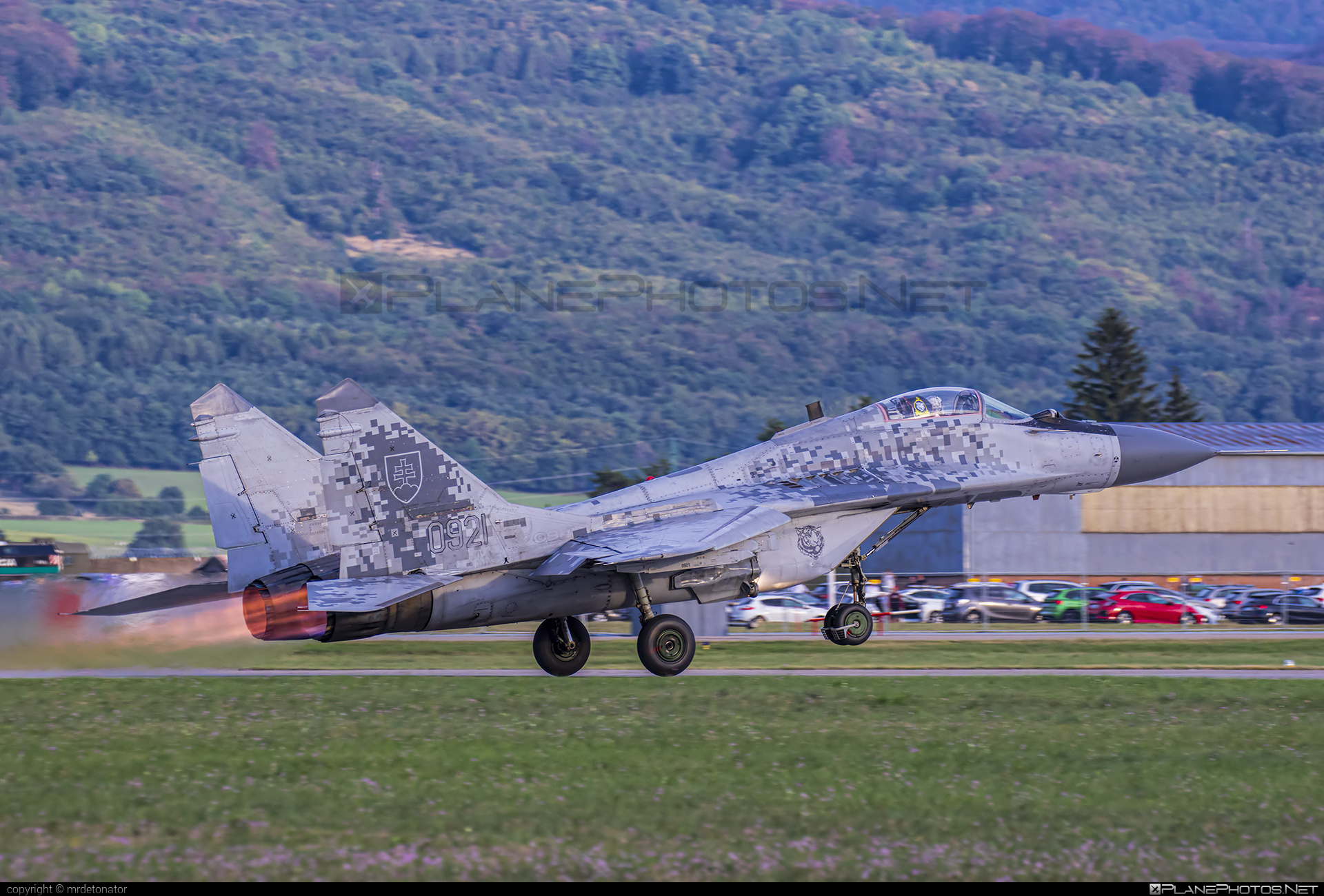 Mikoyan-Gurevich MiG-29AS - 0921 operated by Vzdušné sily OS SR (Slovak Air Force) #mig #mig29 #mig29as #mikoyangurevich #siaf2022 #slovakairforce #vzdusnesilyossr