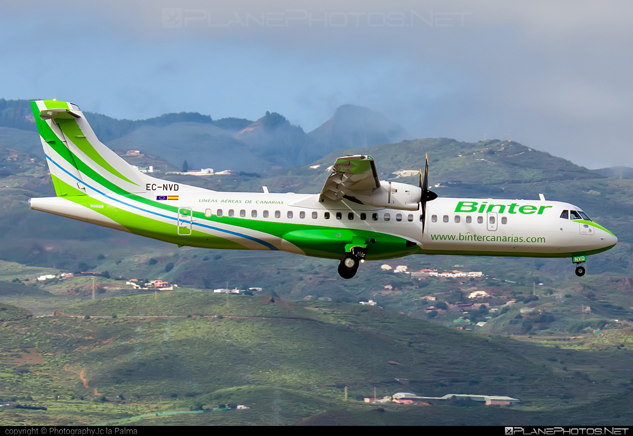 ATR 72-600 - EC-NVD operated by Binter Canarias #BinterCanarias #atr #atr72 #atr72600