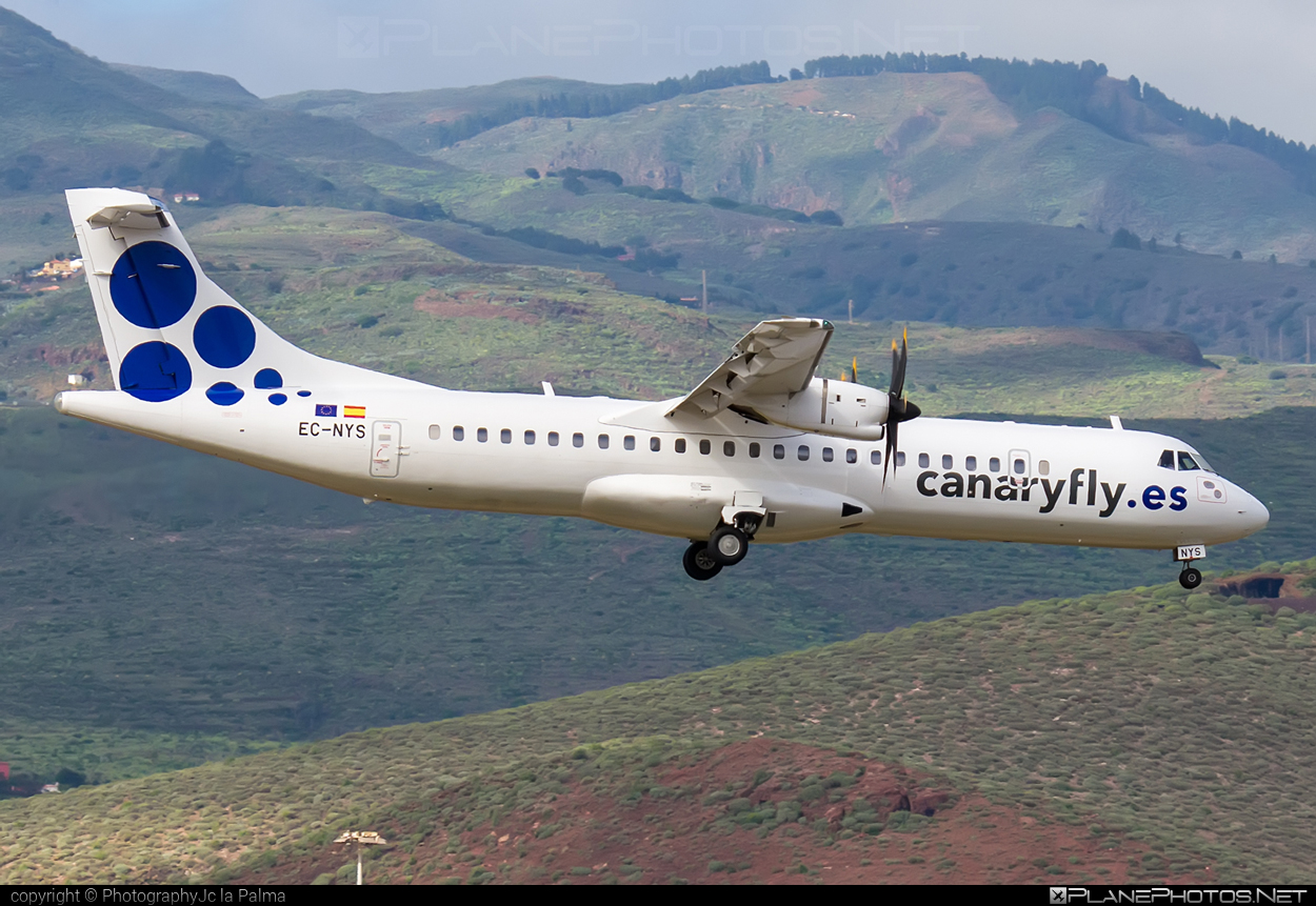 ATR 72-212A - EC-NYS operated by Canaryfly #atr #atr72 #atr72212a #atr72500