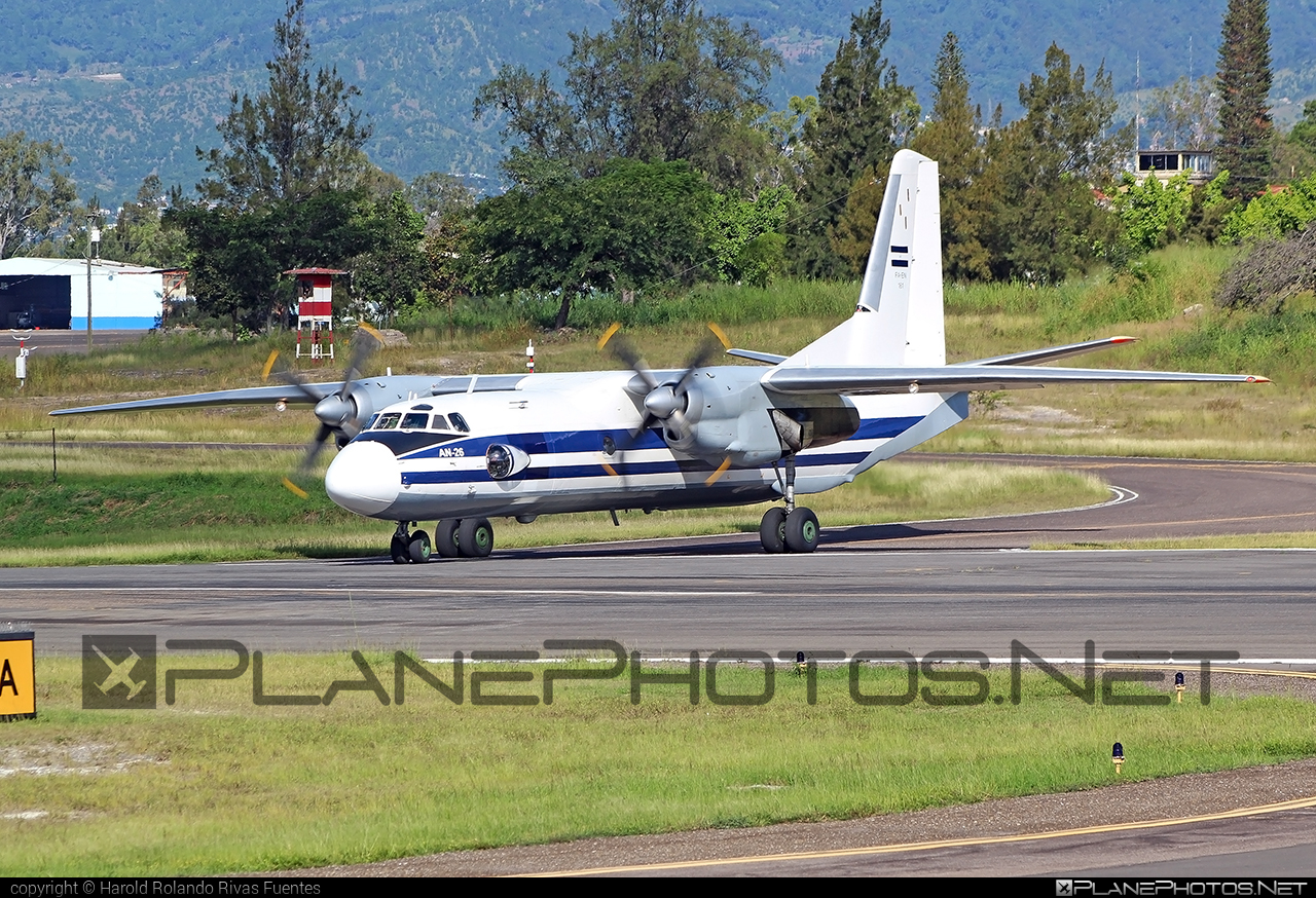 Antonov An-26 - FA-EN161 operated by Fuerza Aérea del Ejército de Nicaragua (Nicaraguan Air Force) #an26 #antonov #antonov26 #fuerzaAereaDelEjercitoDeNicaragua #nicaraguanAirForce