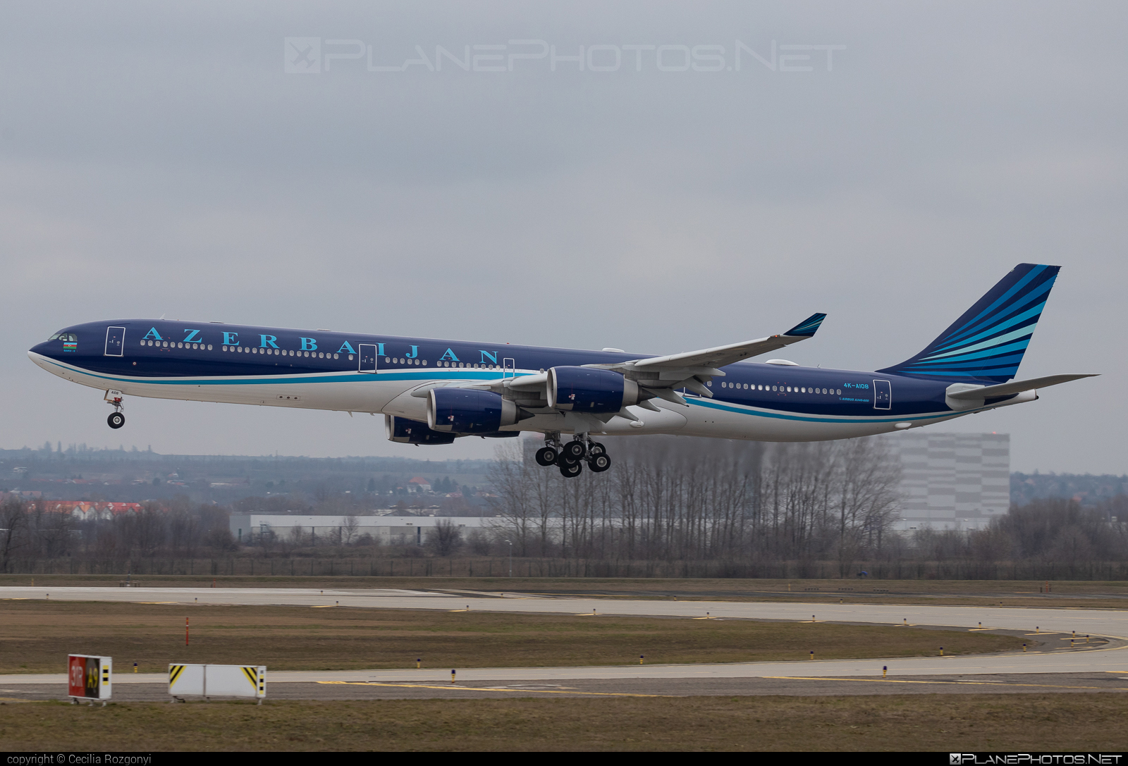 Airbus A340-642 - 4K-AI08 operated by AZAL Azerbaijan Airlines #a340 #a340family #airbus #airbus340