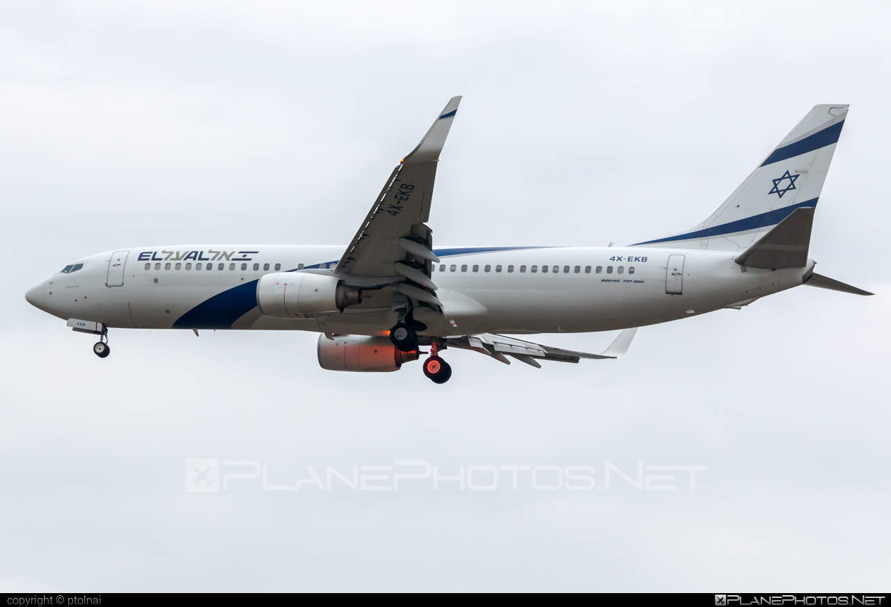 Boeing 737-800 - 4X-EKB operated by El Al Israel Airlines #b737 #b737nextgen #b737ng #boeing #boeing737 #elal #elalisraelairlines #israelairlines