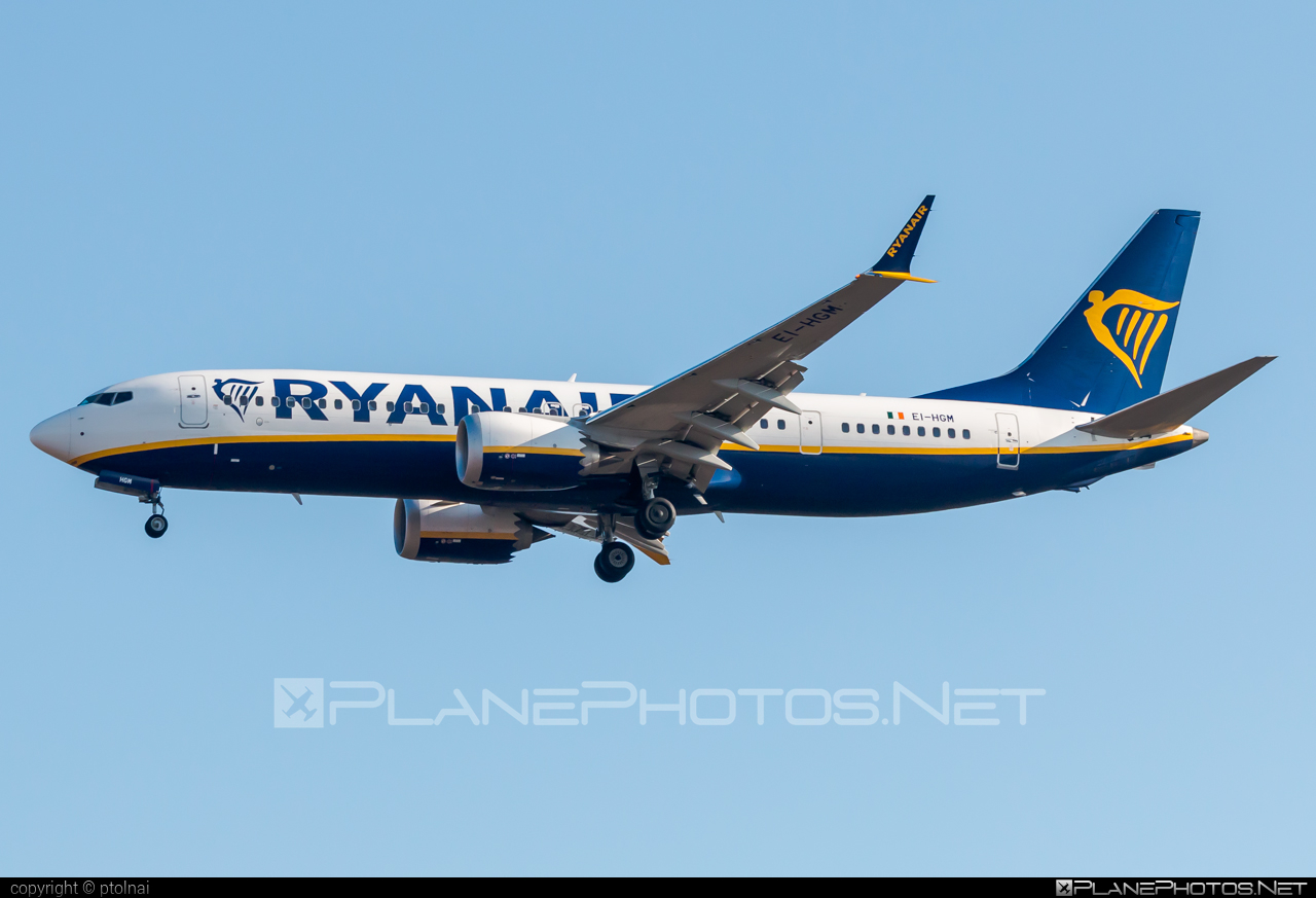 Boeing 737-8 MAX - EI-HGM operated by Ryanair #b737 #b737max #boeing #boeing737 #ryanair