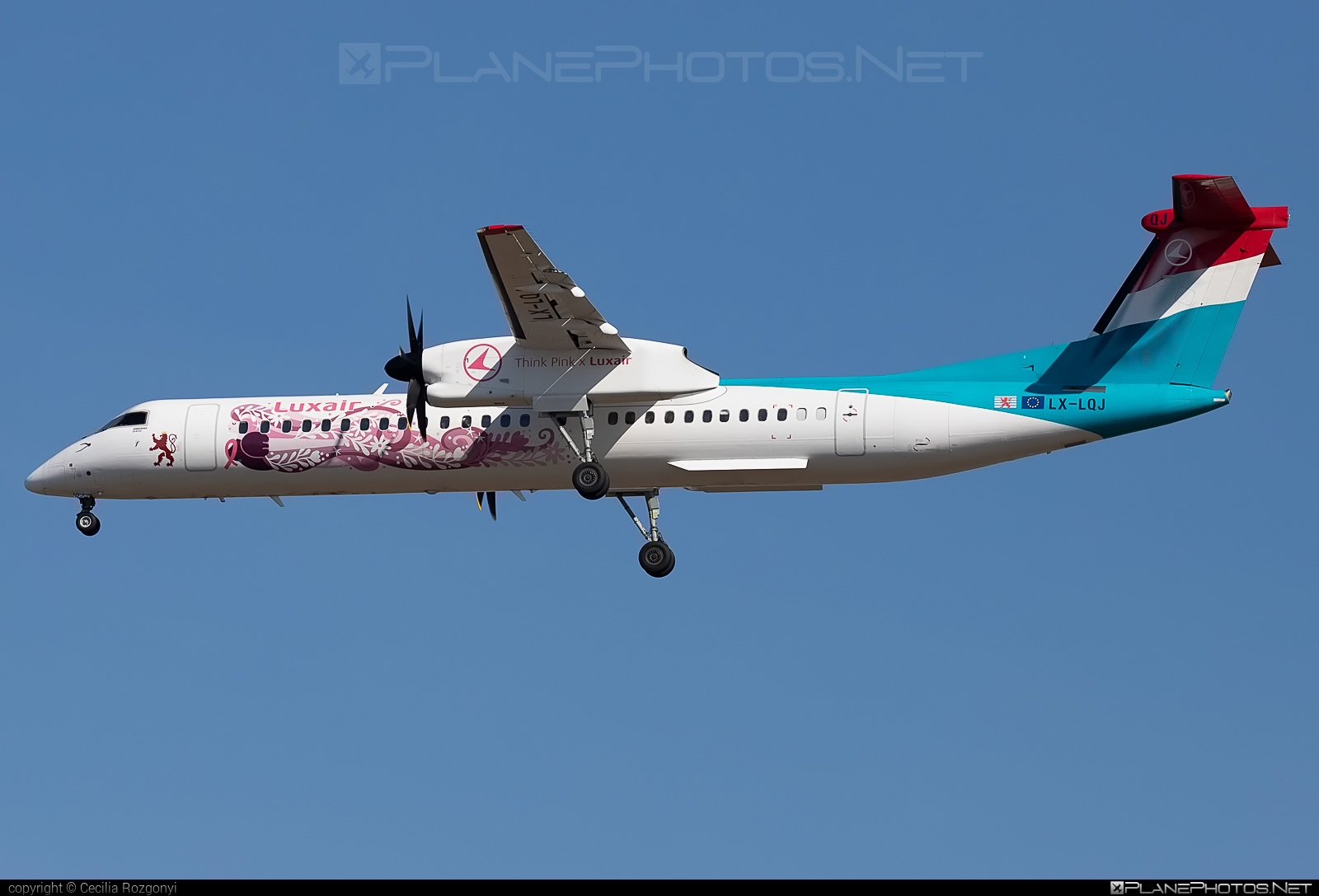 Bombardier DHC-8-Q402 Dash 8 - LX-LQJ operated by Luxair #bombardier #dash8 #dhc8 #dhc8q402