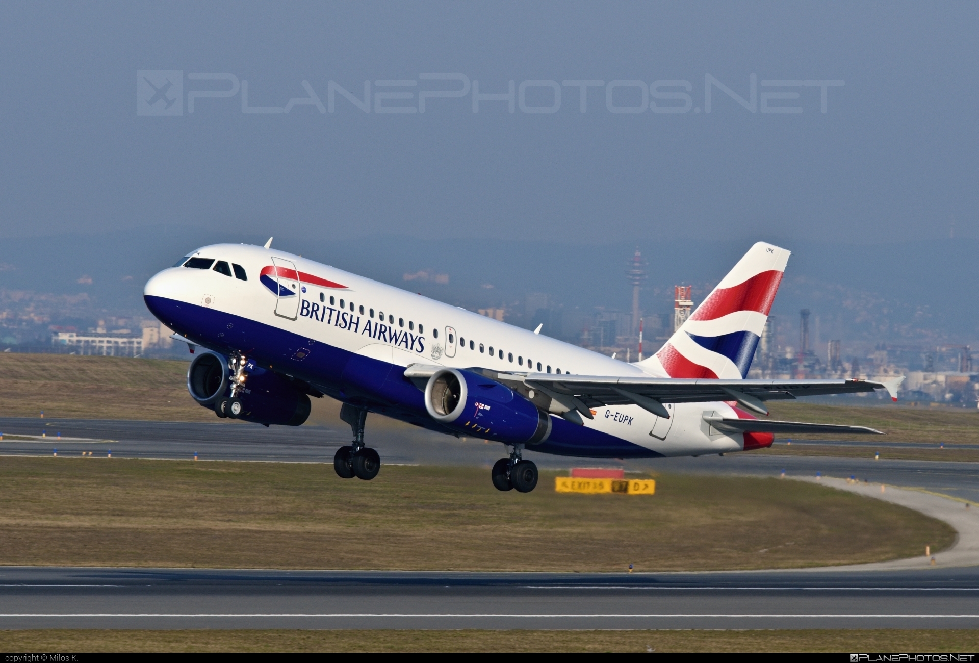 Airbus A319-131 - G-EUPK operated by British Airways (GB Airways) #a319 #a320family #airbus #airbus319