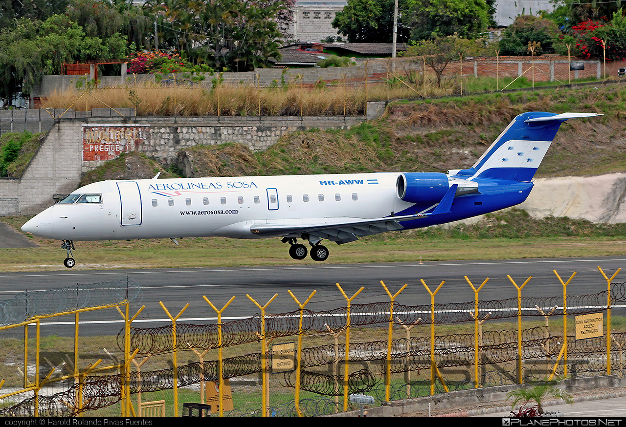 Bombardier CRJ100ER - HR-AWW operated by Aerolíneas Sosa #aerolineasSosa #bombardier #crj100 #crj100er