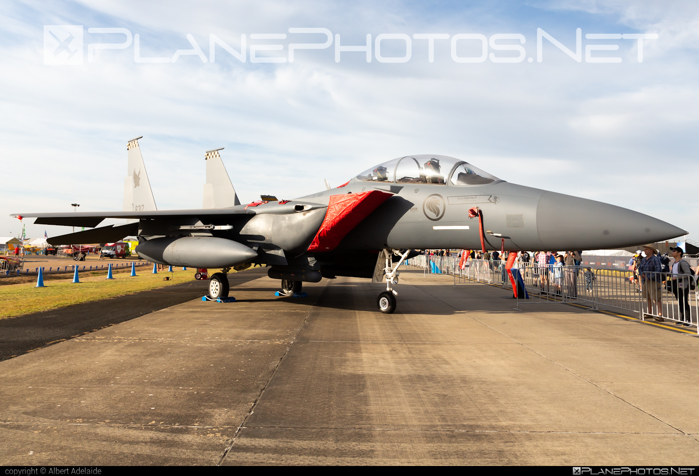 Boeing F-15S Strike Eagle - 8317 operated by Singapore - Air Force #boeing