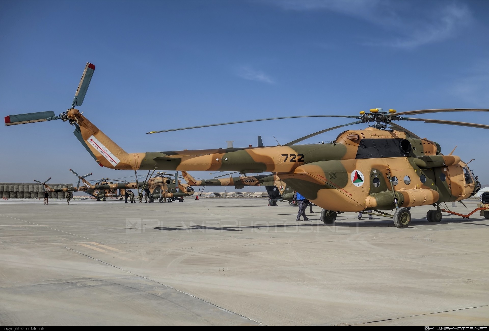Mil Mi-17V-5 - 722 operated by Afghan Air Force #afghanairforce #mi17 #mi17v5 #mil #mil17 #milhelicopters
