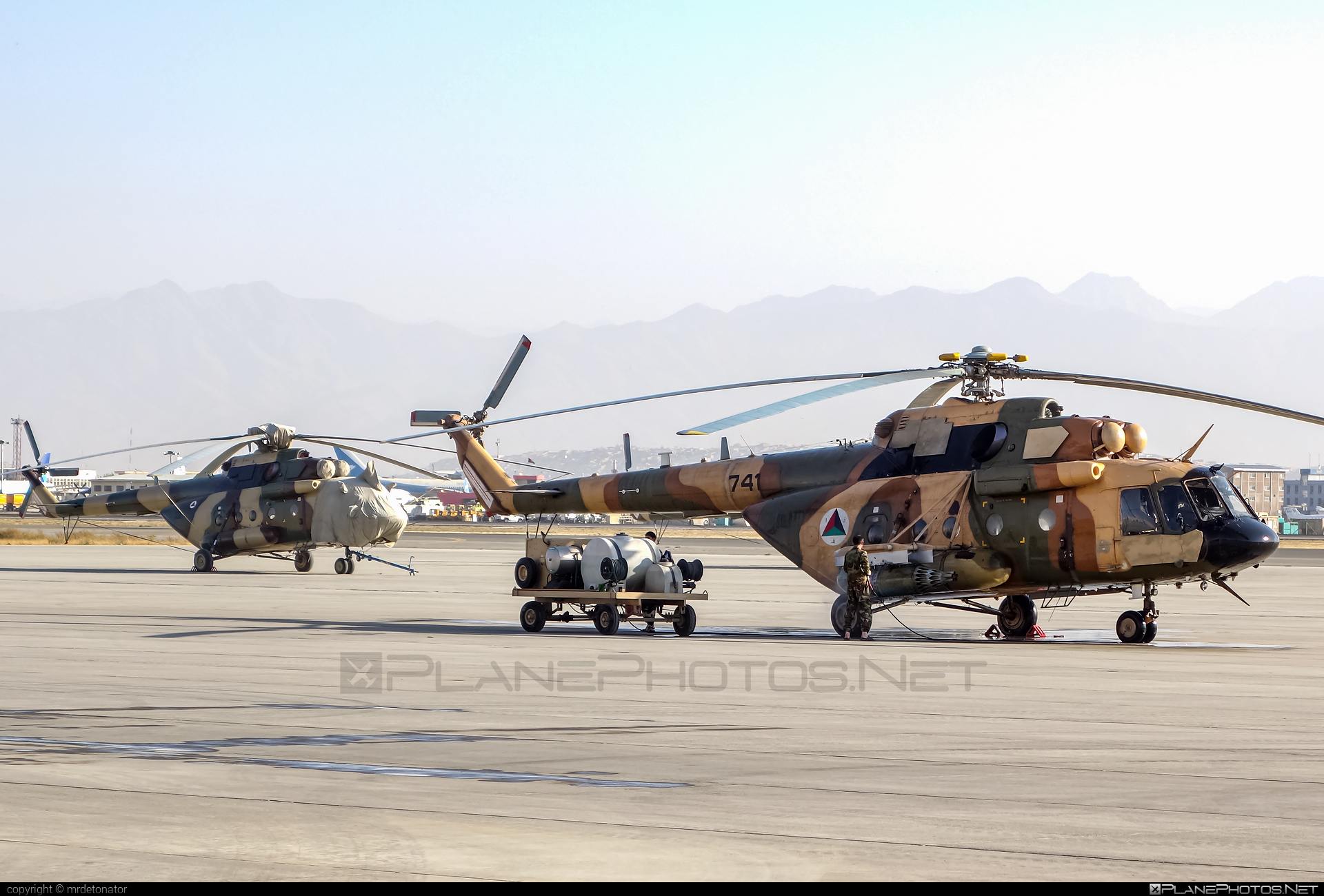 Mil Mi-17V-5 - 741 operated by Afghan Air Force #afghanairforce #mi17 #mi17v5 #mil #mil17 #milhelicopters