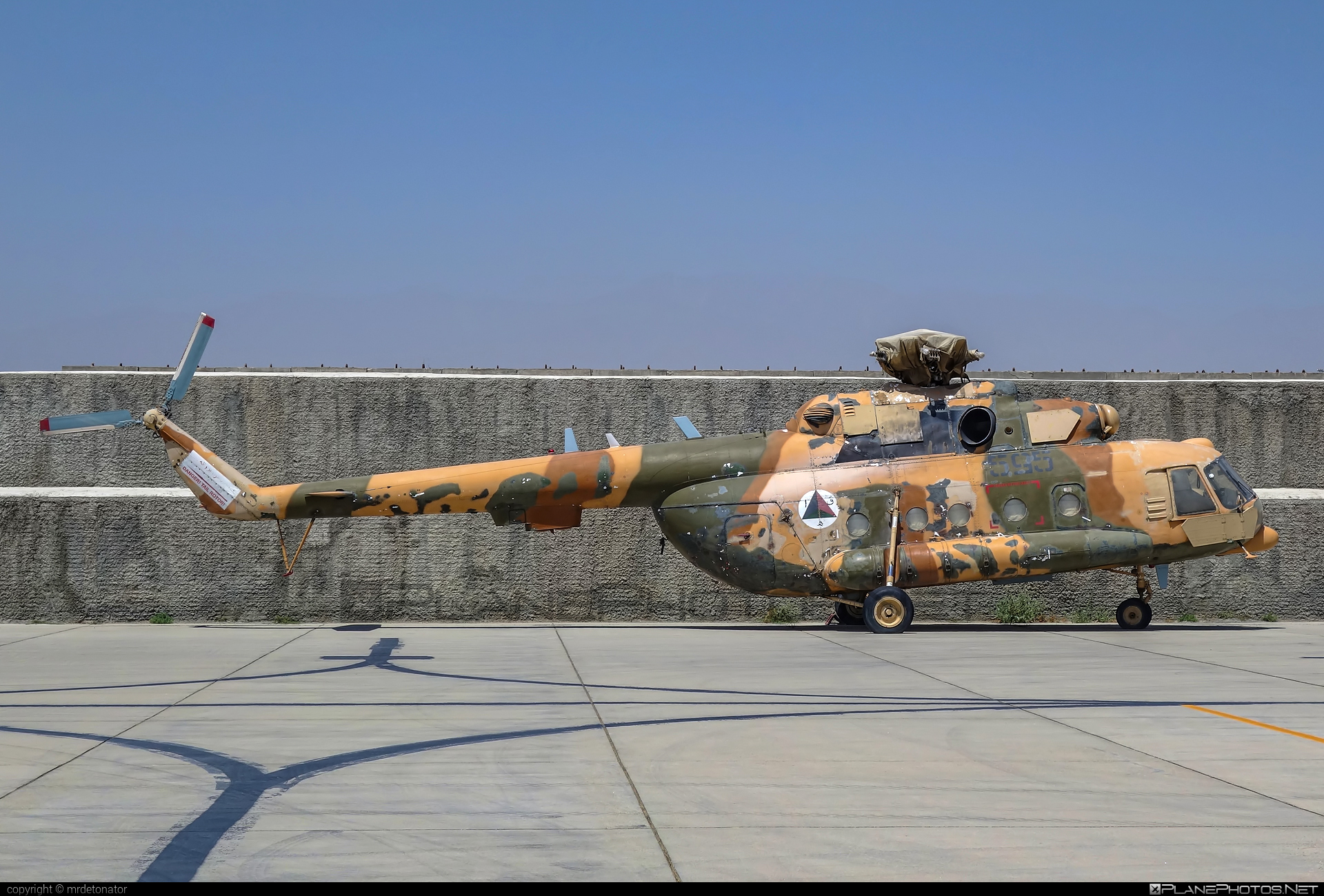 Mil Mi-8MTV-1 - 595 operated by Afghan Air Force #afghanairforce #mi8 #mi8mtv1 #mil #milhelicopters #milmi8 #milmi8mtv1