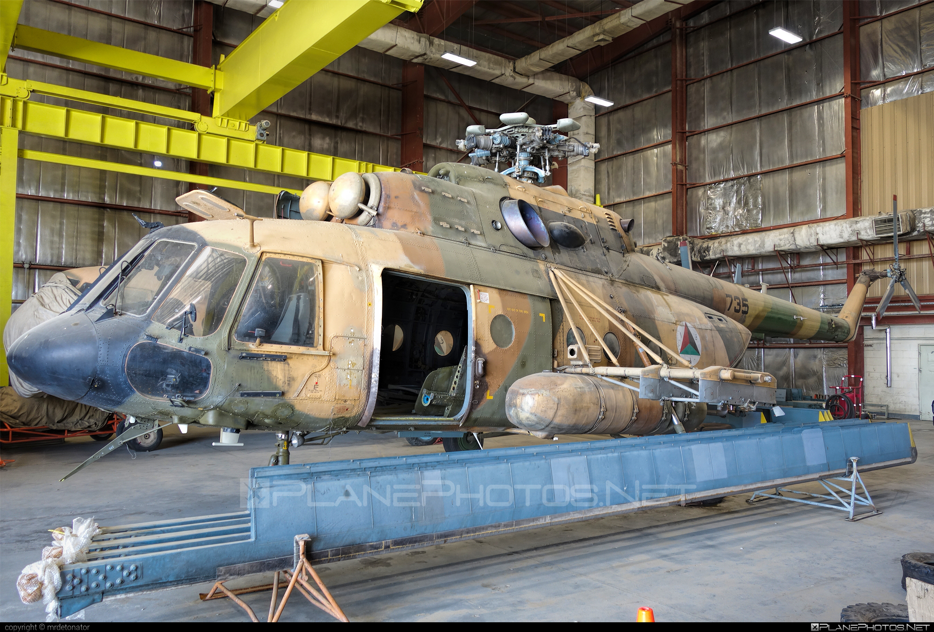 Mil Mi-17V-5 - 735 operated by Afghan Air Force #afghanairforce #mi17 #mi17v5 #mil #mil17 #milhelicopters